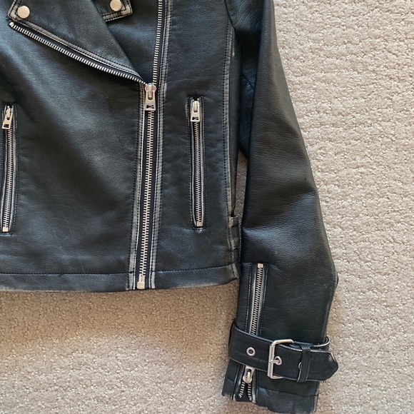 Top shop faux leather jacket - Picture 2 of 3